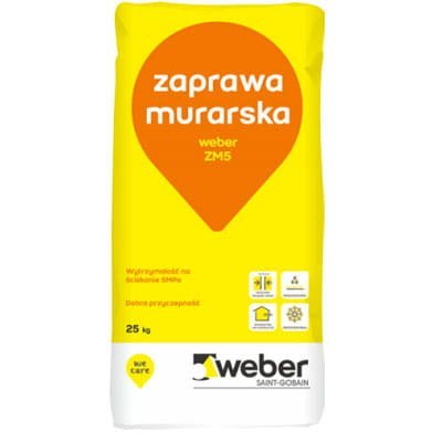 Cementowa zaprawa murarska 5 MPa weber ZM5