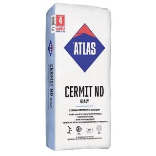 Cienkowarstwowy tynk mineralny ATLAS CERMIT ND BIAŁY grubość 1.5 mm i 2.0 mm