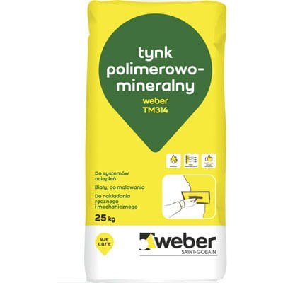 Tynk polimerowo-mineralny weber TM314