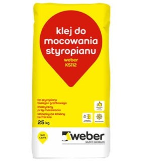 Klej do mocowania styropianu weber KS112