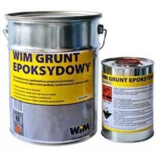 Dwuskładnikowy, epoksydowy preparat gruntujący do wzmacniania odporności podłoża WIM GRUNT EPOXYDOWY (4 kg zestaw)