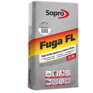 Fuga szeroka elastyczna z trasem 2-20 mm Sopro FL