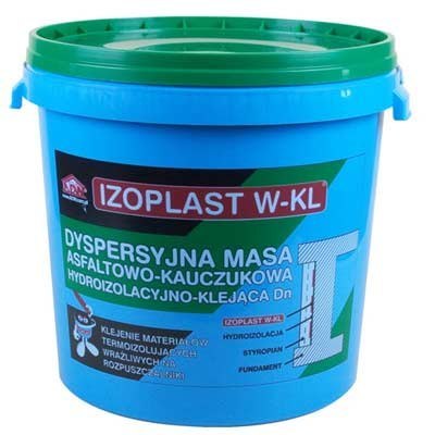 Masa asfaltowo kauczukowa IZOPLAST W-KL hydroizolacyjno klejąca Dn