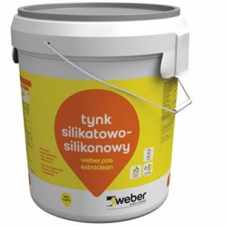 Tynk silikatowo-silikonowy do aplikacji ręcznej i mechanicznej weber.pas extraclean