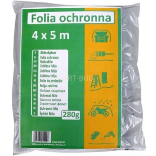 Folia ochronna malarska budowlana 4x 5 m 280 gr KAEM