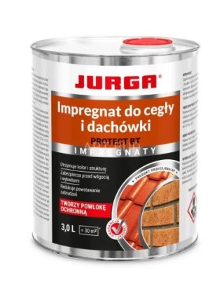 Impregnat cegły i dachówki rozpuszczalnikowy PROTECT BT 3L JURGA