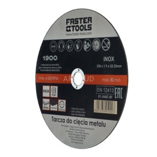 Tarcza do cięcia metalu INOX 230 mm x 1.9 Ega 1900