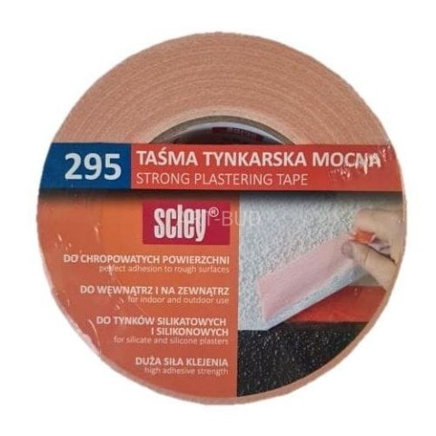 Taśma tynkarska mocna pomarańczowa 48X50m 295 Scley Kaem